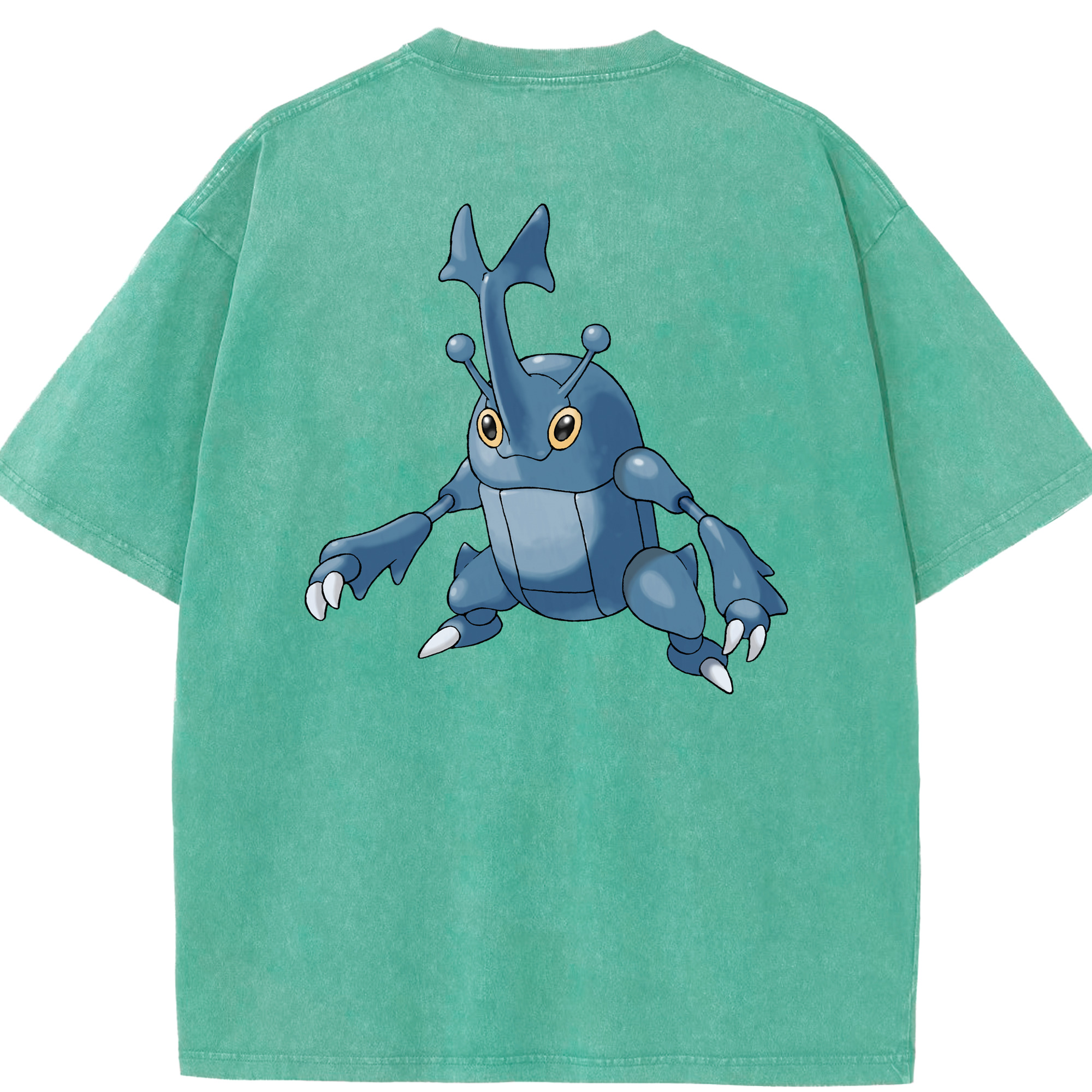 （画像用） ポケットモンスター Pokémon 綿100% ヴィンテージ風 半袖Tシャツ（背面プリント）